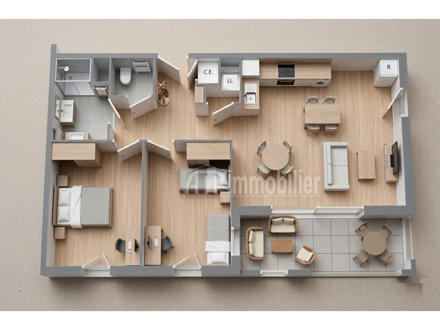 image principale du bien Appartement T3 AIX EN PROVENCE