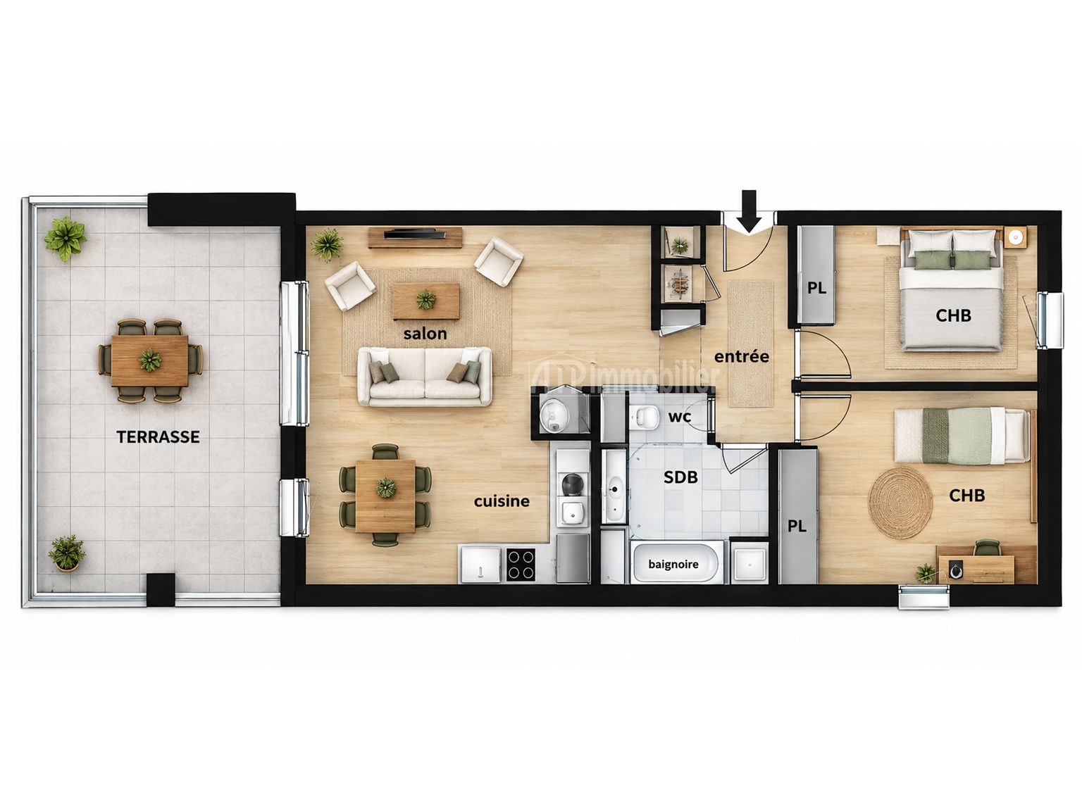 image du bien immobilier Appartement T3 GAP
